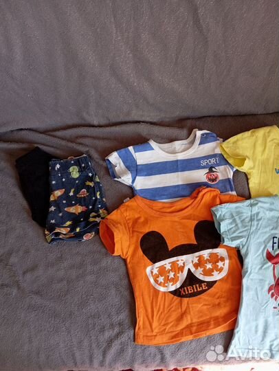 Вещи пакетом на мальчика 86 92