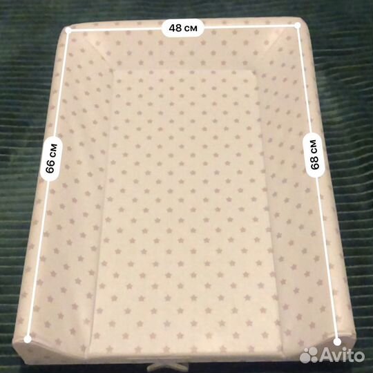 Пеленальная доска с креплениями для кроватку