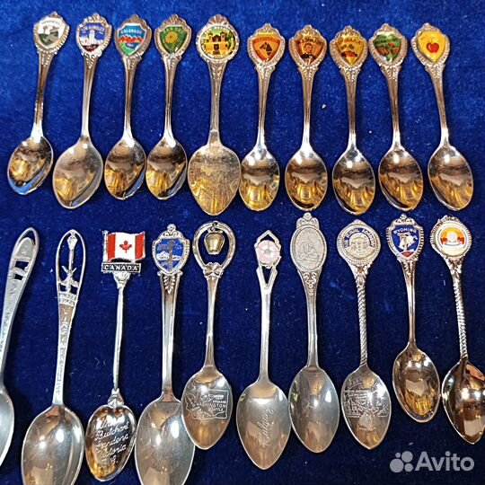 Ложки сувенирные.США.Штаты.Коллекция.Города