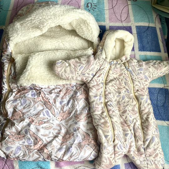 Конверт на выписку зимний