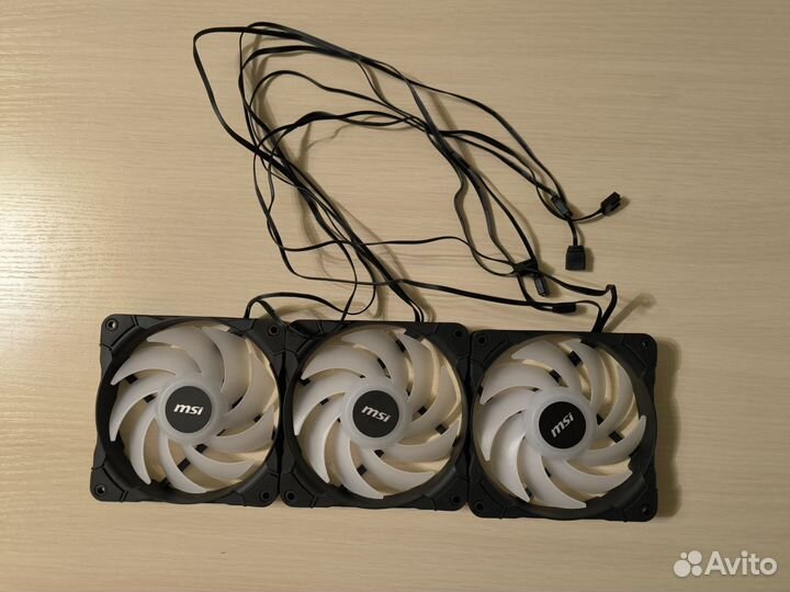 Комплект вентиляторов для корпуса argb MSI F12A-3H