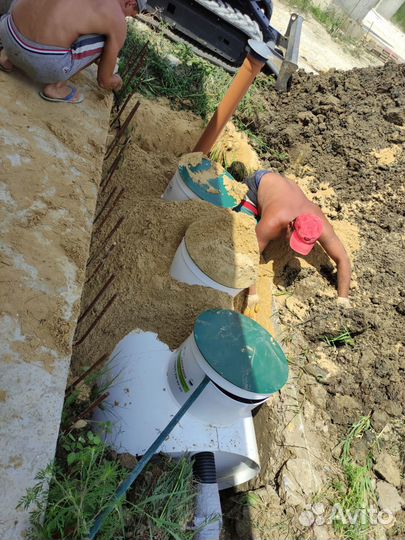 Установка септика под ключ