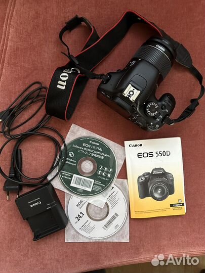 Зеркальный фотоаппарат canon eos 550d