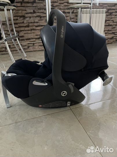 Автолюлька cybex cloud q plus с isofix 0+