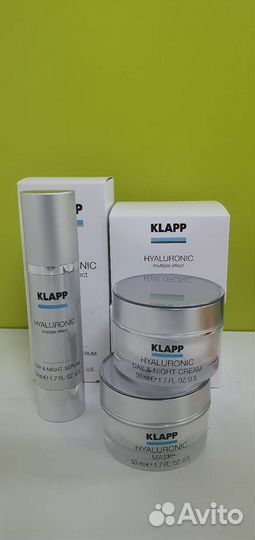Крем для лица увлажняющий.Линейка Hyaluronic.Klapp