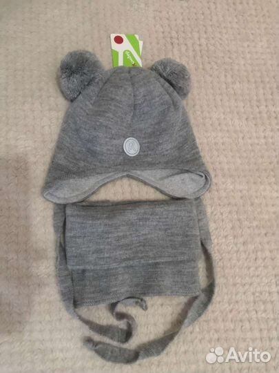 Комплект шапка и снуд детский
