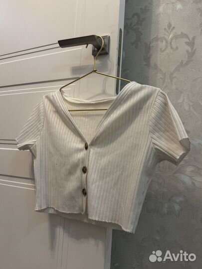 Топ белый на пуговицах