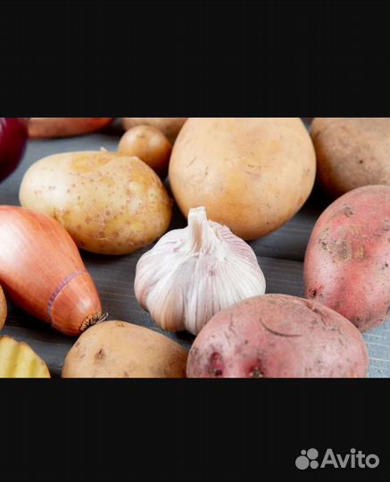Картофель, чеснок