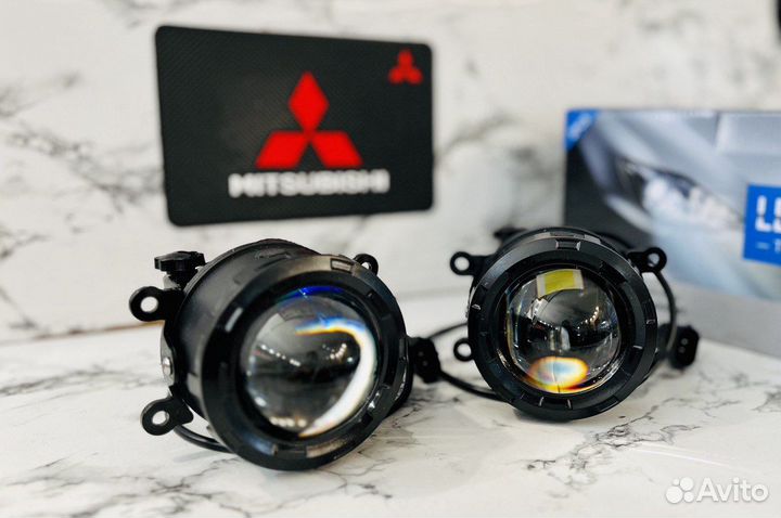 Противотуманки Mitsubishi BI-LED Premium 2 режима