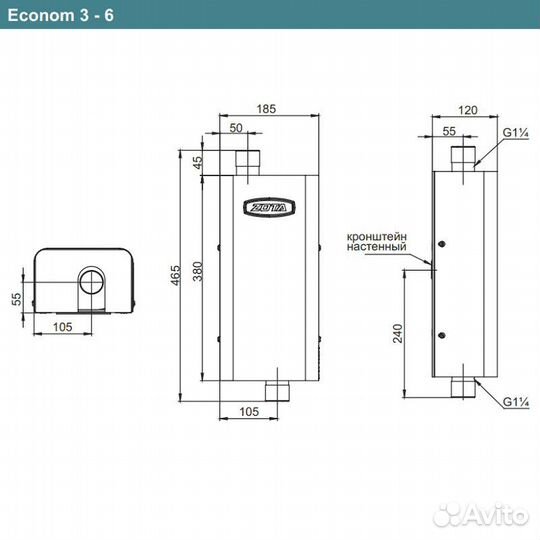 Электрокотел Zota econom 6