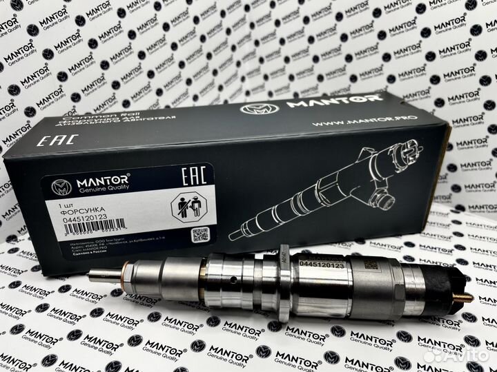 Форсунка топливная mantor Common Rail 0445120123