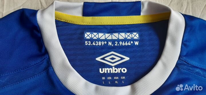 2 шт. t-shirt FC Everton Umbro и Hummel, р. L