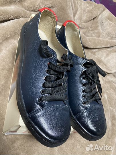 Полуботинки кожаные 44, 43