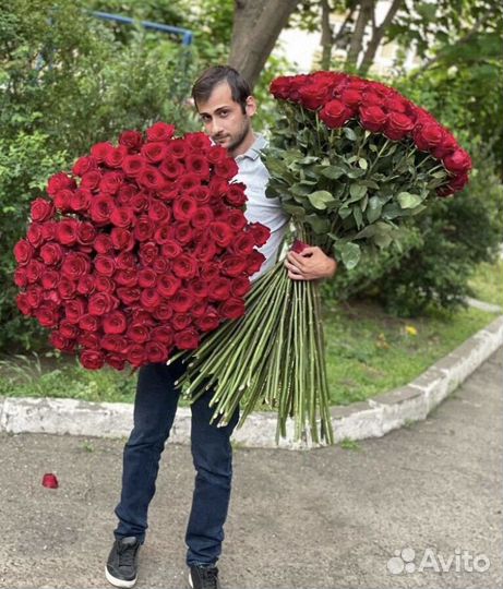 Розы высокие 110см