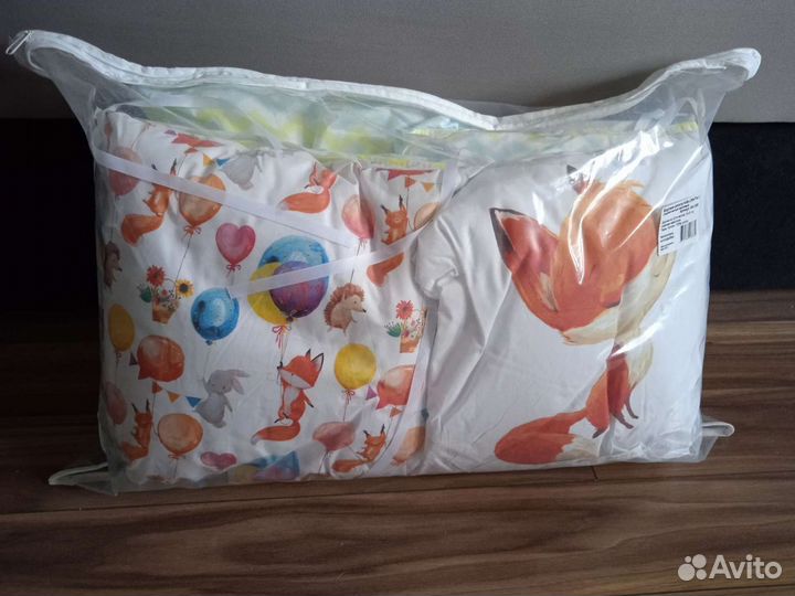 Бортики подушки в детскую кроватку новые+mothercar