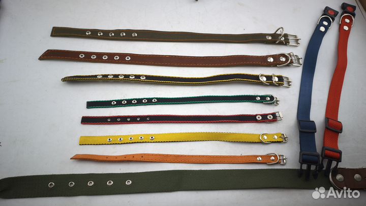 Ошейники и поводки для собак