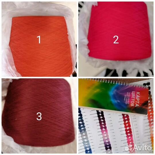 Пряжа в бобинах