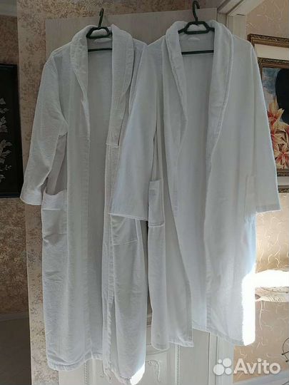 Халаты банные махровые