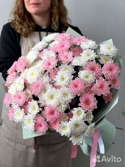 Букет из хризантем