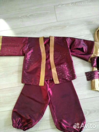 Новогодний костюм для мальчика самурай