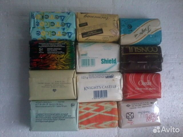 Мыло времен СССР