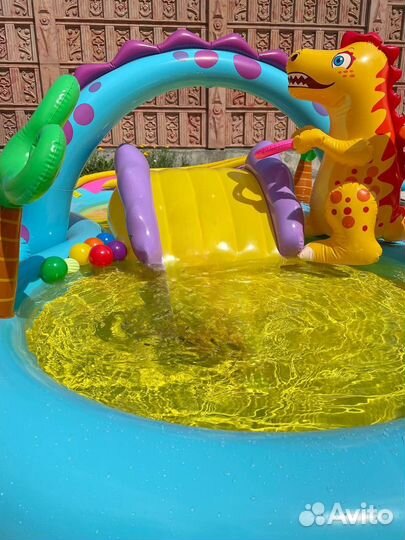 Детский бассейн intex динозавры