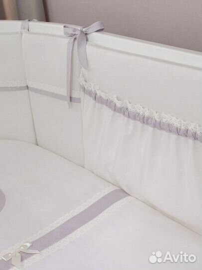 Комплект в кроватку(для овальной) Perina Bonne nui