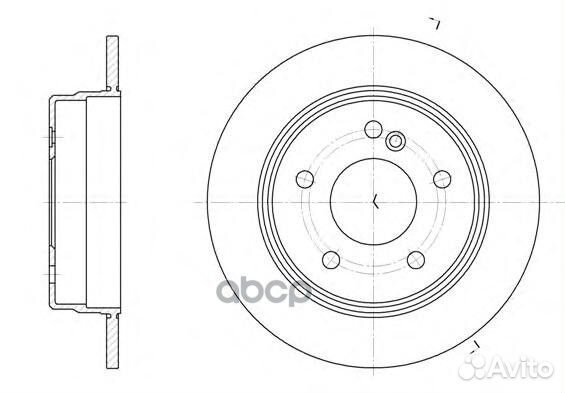 Диск тормозной 619300 Remsa