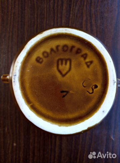 Горшочек для запекания СССР керамика с крышкой