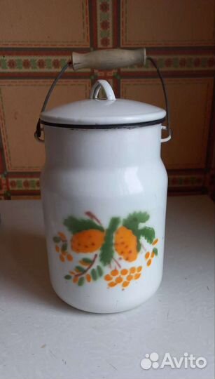 Бидон эмалированный