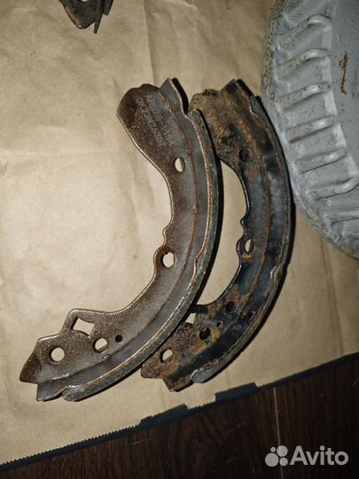 Барабаныии колодки Kia spectra/shuma