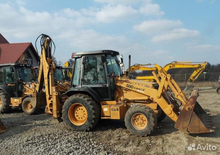 Разбор экскаватор case кейс