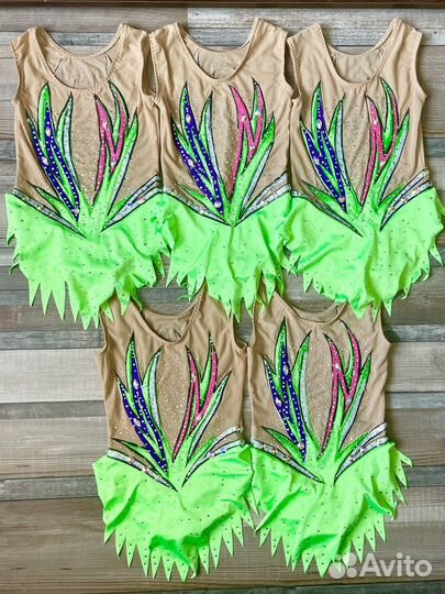 Групповые купальники для художественной гимнастики