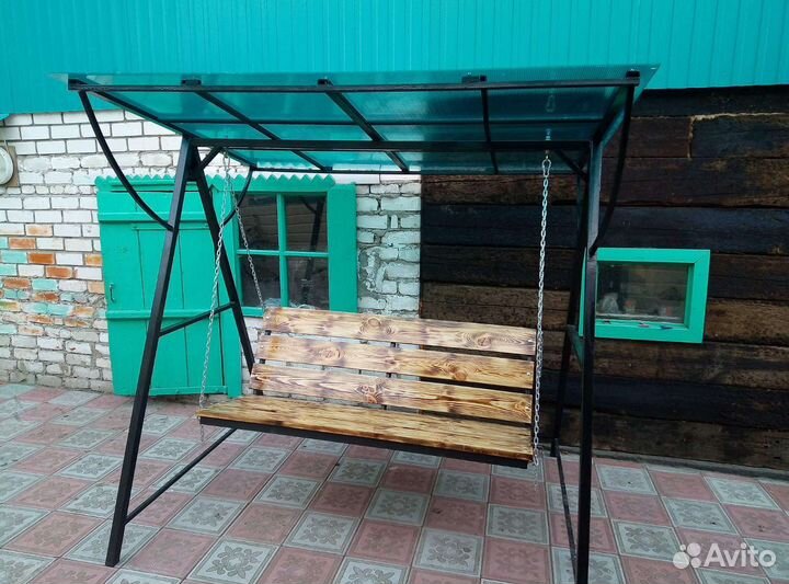 Изготовление садовых качелей, лавок