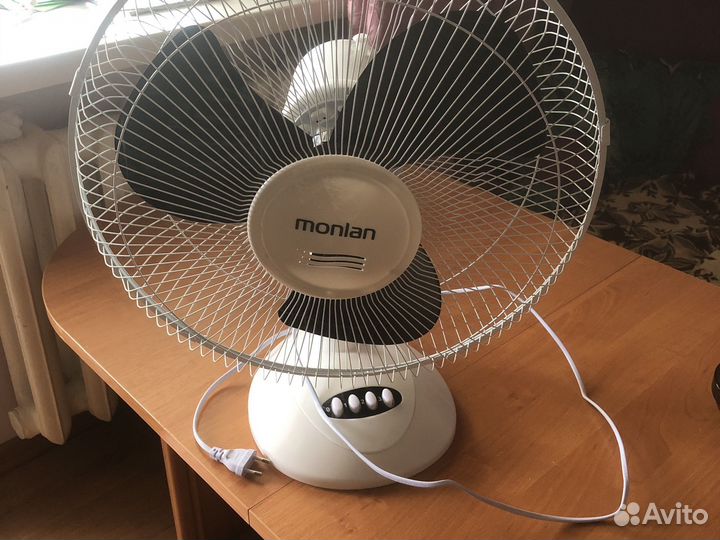 Вентилятор настольный новый