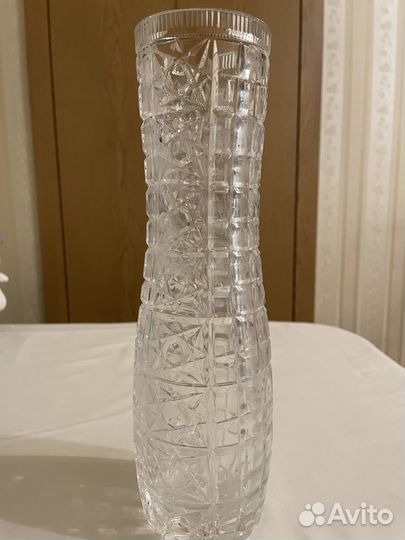 Ваза хрустальная