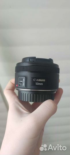 Объектив canon ef 50mm f/1.8 stm