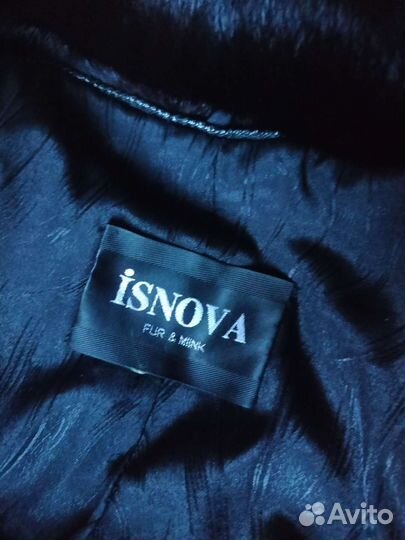 Шуба норковая с капюшоном