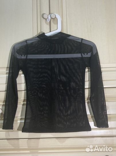 Водолазка в сеточку для девочки