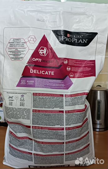 Корм для кошек ProPlan delicate adult (6.7 кг)