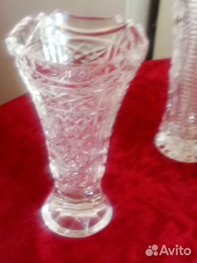 Вазы, хрусталь времен СССР