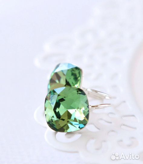 Серьги серебро