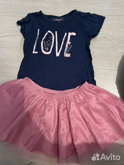 Детские вещи пакетом для девочек 104 110