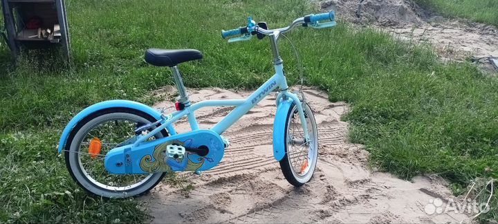 Велосипед детский B'twin 500 Blue Princess 16