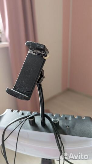 Кольцевая лампа 33 см со штативом