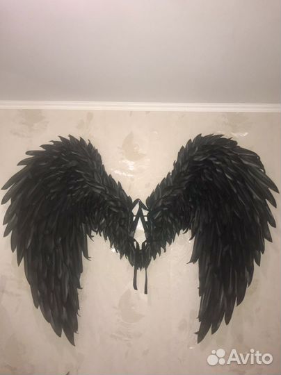 Крылья ангела черные