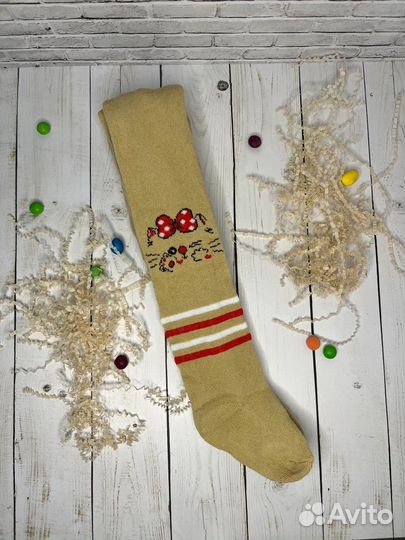 Колготки детские махровые для девочек