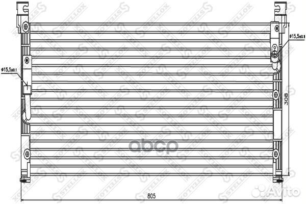 10-45350-SX радиатор кондиционера Toyota RAV 4