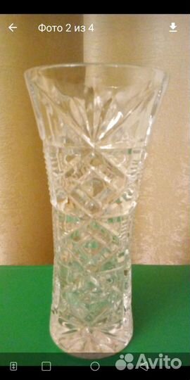 Хрустальная вазочка для цветов СССР