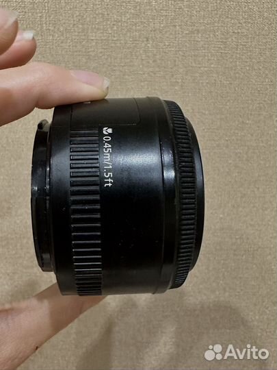 Объектив canon ef 50mm f 1.8 stm